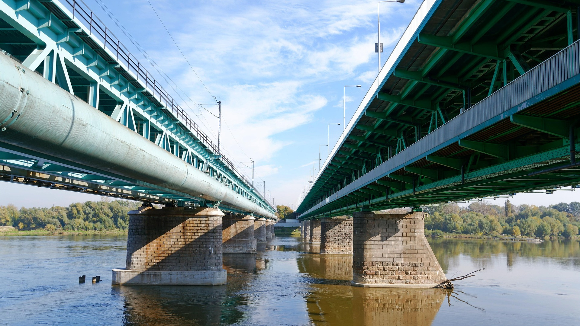 A bridge foundation