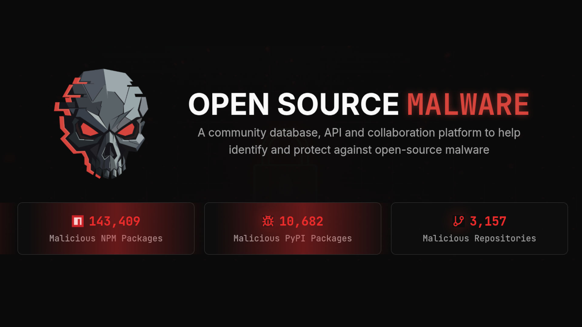 Open Source Malware Logo
